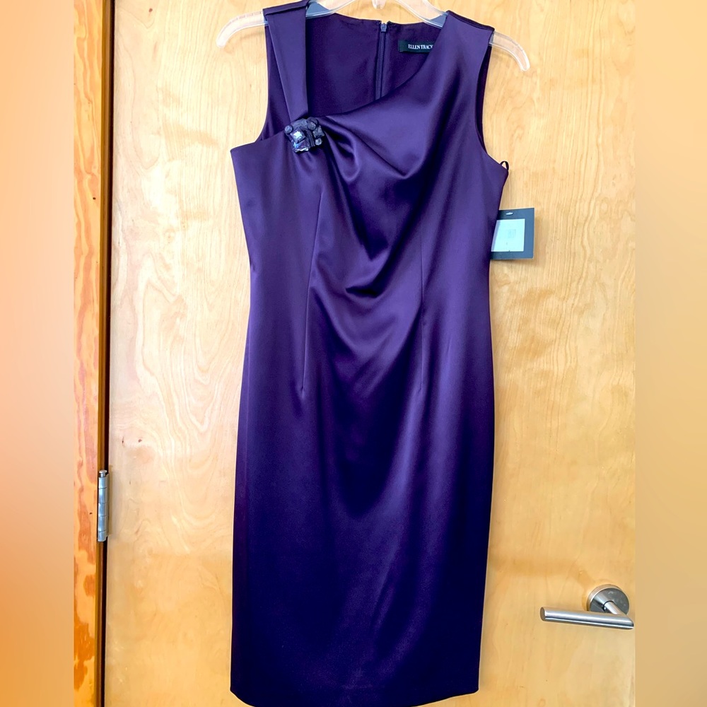 Ellen Tracy purple dress